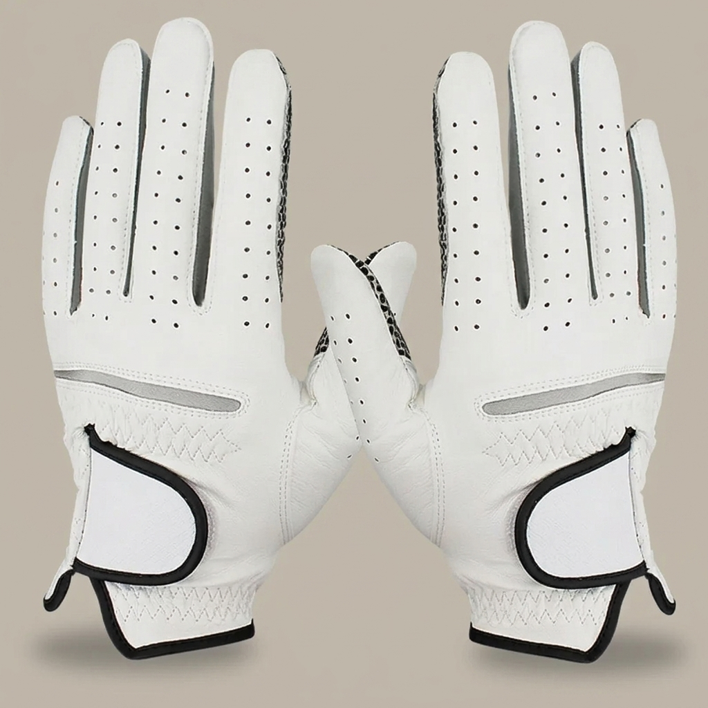 Breathable golf glove studio product shot