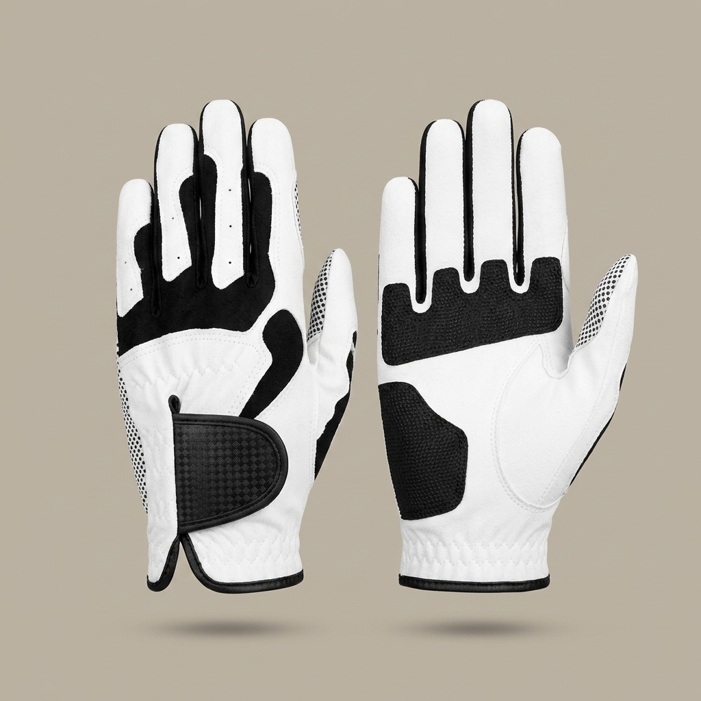 Microfibre golf glove studio product shot