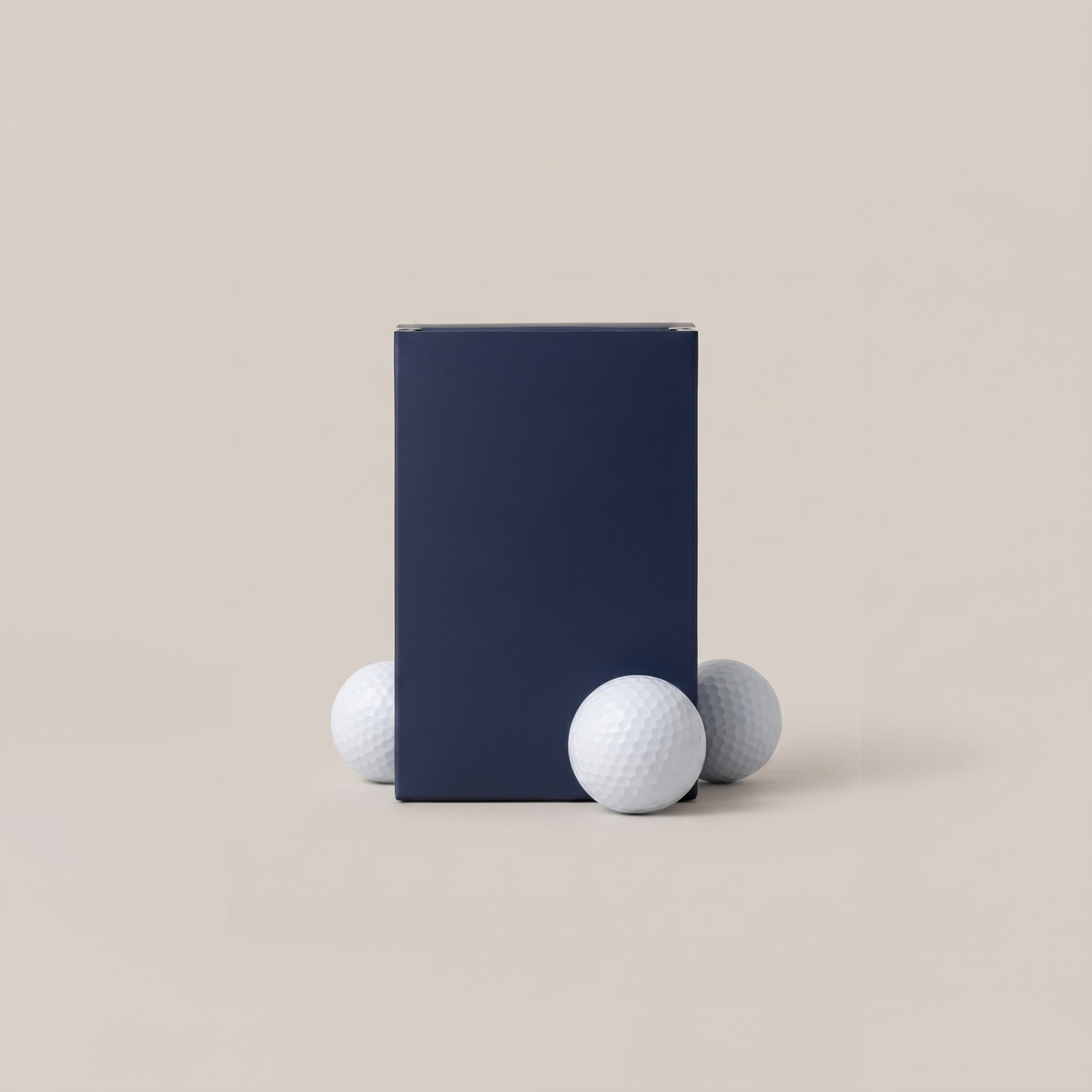 Distance Tour Golf Balls 12-pack with navy box