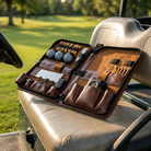 Golf accessory tool bag on a golf cart