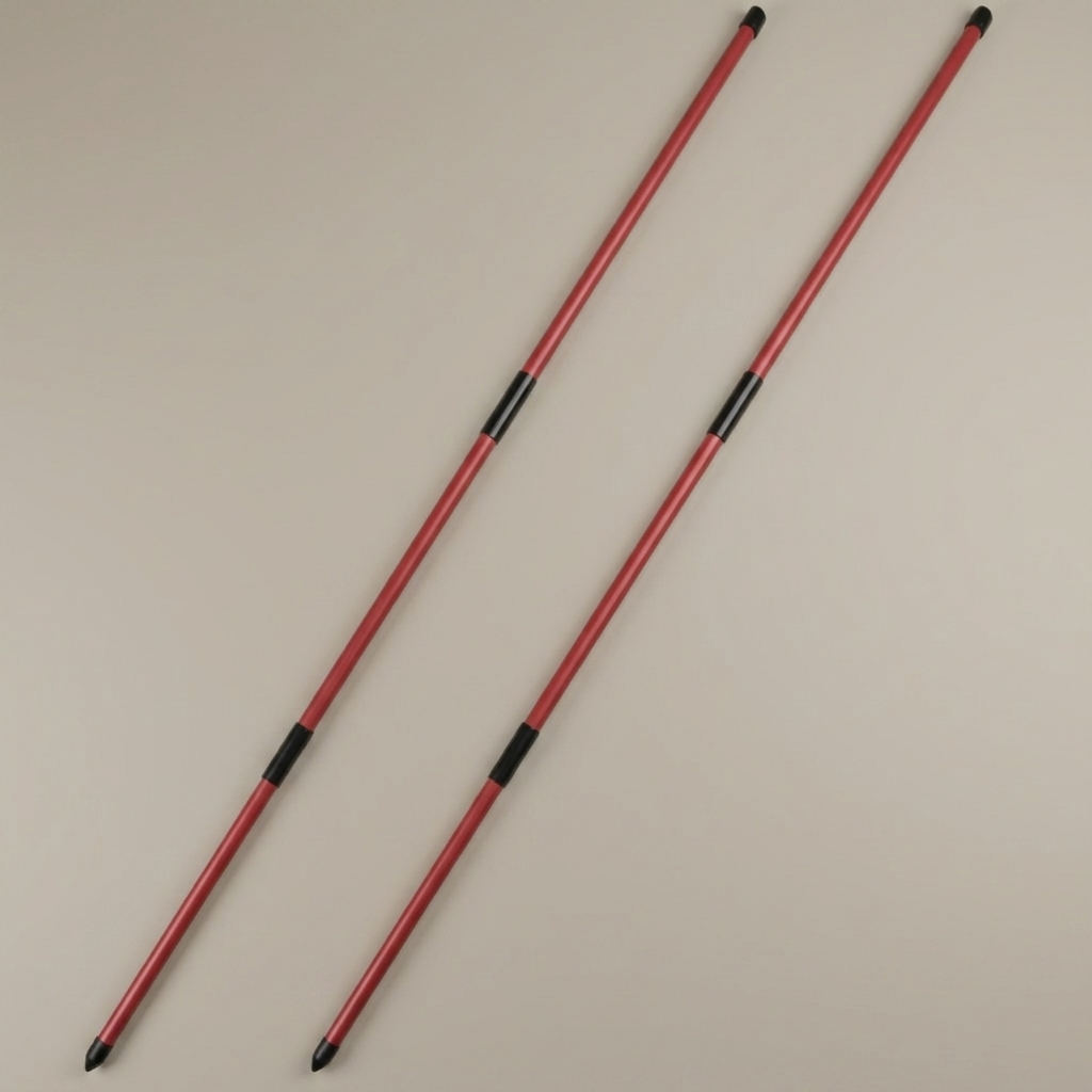 Golf alignment sticks studio product shot