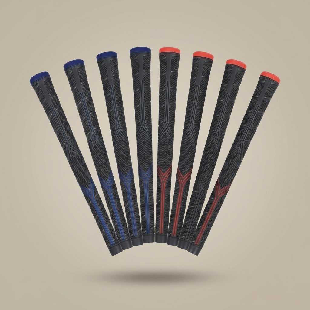 Golf club grips 10 pack black studio product shot