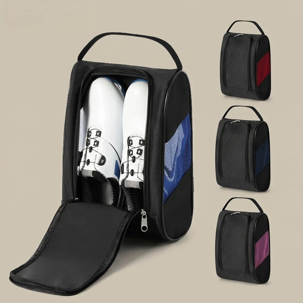 Golf shoe bag studio product shot