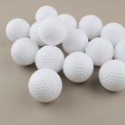 Hollow practice golf balls 10 pack studio product shot