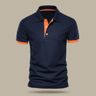 Men's classic-fit golf polo studio product shot