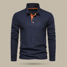 Men's regular-fit golf polo studio product shot
