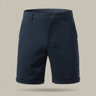 Stretch bermuda golf shorts studio product shot