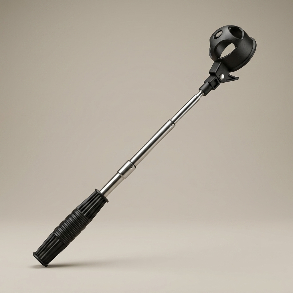 Telescopic golf ball retriever studio product shot